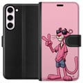 Pikkukuva 1 / 3: Yhteensopiva Lompakkokotelo Samsung Galaxy S23+ Pink Panter Peace