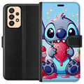 Pikkukuva 1 / 3: Yhteensopiva Lompakkokotelo Samsung Galaxy A33 5G Strawberry Stitch