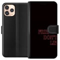 Miniatyrbillede 1 af 3: Kompatibel Tegnebogsetui til Apple iPhone 11 Pro Stranger Things Friends Don’t Lie – neonrødt tekstdesign med populært Stranger Things-citat fra seri