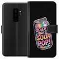 Miniatyrbillede 1 af 3: Kompatibel Tegnebogsetui til Samsung Galaxy S9+ Youre My Soda Pop kawaii pastel regnbue hjerter glitrende design