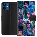 Miniatyrbilde 1 av 3: Kompatibelt Lommeboketui til Apple iPhone 12 Kpop Demonjegere Zoey Skog Kollasj Mystisk Aura Idol Kraft Glød
