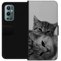 Pikkukuva 1 / 3: Yhteensopiva Lompakkokotelo OnePlus 9 Pro Kissan Sydän