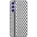 Pikkukuva 1 / 3: Yhteensopiva Puhelinkuori Samsung Galaxy A54 Palestiinalainen kuvio - perinteiseen tyyliin inspiroima keffiyeh-kangas