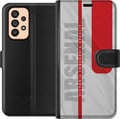 Pikkukuva 1 / 3: Yhteensopiva Lompakkokotelo Samsung Galaxy A53 5G Arsenal FC:n vaakuna jalkapalloseura juliste Gunners Premier League -logo punainen valkoinen tausta