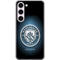 Miniatyrbild 1 av 3: Kompatibelt Mobilskal till Samsung Galaxy S23 Manchester City fotboll Erling Haaland blå klubbdesign illustration