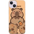 Miniatyrbilde 1 av 3: Kompatibelt Mobildeksel til Apple iPhone 14 Capybara kawaii søt figur samleobjekt