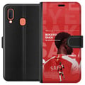 Miniatyrbillede 1 af 2: Kompatibel Tegnebogsetui til Samsung Galaxy A20e Bukayo Saka Arsenal England 16 assists trods skade fodbold kantspiller hurtig kreativ offensiv kraft