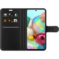 Miniatyrbillede 2 af 3: Kompatibel Tegnebogsetui til Samsung Galaxy A71 Grønne rosetter mønster sødt pastel sløjfemønster sømløst gavebånd æstetisk baggrund motiv plakat