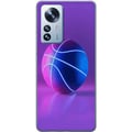 Miniatyrbild 1 av 3: Kompatibelt Mobilskal till Xiaomi 12 Pro Basket ball poster neon basketboll sport glowing purple blue retro court athlete sports design art