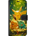 Miniatyrbillede 3 af 3: Kompatibel Tegnebogsetui til Samsung Galaxy S9+ Pixelmonster spillestil - farverig design til retro-elskende gamere