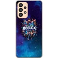 Pikkukuva 1 / 3: Yhteensopiva Puhelinkuori Samsung Galaxy A33 5G Roblox-pelidesign avatarien kanssa, galaksitausta sinisen ja violetin sävyissä, suosittu Roblox-tyyli