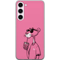 Pikkukuva 1 / 3: Yhteensopiva Puhelinkuori Samsung Galaxy S23+ Pink Panteri Juoma