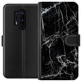 Miniatyrbillede 1 af 3: Kompatibel Tegnebogsetui til OnePlus 8 Pro Svart Marmor