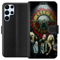 Pikkukuva 1 / 3: Yhteensopiva Lompakkokotelo Samsung Galaxy S22 Ultra 5G Guns N Roses Rock-yhtye Kitara Musiikki