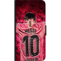 Miniatyrbillede 2 af 2: Kompatibel Tegnebogsetui til Samsung Galaxy A03s Messi Fodbold Barcelona Argentina Motiv Legendarisk Spiller FC Barcelona Nummer 10 Sport Fodbold