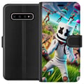 Miniatyrbillede 1 af 3: Kompatibel Tegnebogsetui til Samsung Galaxy S10+ Fortnite