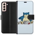 Miniatyrbillede 1 af 3: Kompatibel Tegnebogsetui til Samsung Galaxy S21 Pokemon Rolig