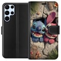 Pikkukuva 1 / 3: Yhteensopiva Lompakkokotelo Samsung Galaxy S22 Ultra 5G Stitch Angel Lilo & Stitch Motiv Disney Kärlek Seriefigur