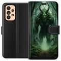 Miniatyrbillede 1 af 3: Kompatibel Tegnebogsetui til Samsung Galaxy A53 5G Skov Monster Fantasi Væsen Mørk