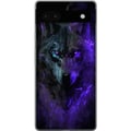 Pikkukuva 1 / 3: Yhteensopiva Puhelinkuori Google Pixel 6a Susihukka Violetti