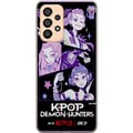 Pikkukuva 1 / 3: Yhteensopiva Puhelinkuori Samsung Galaxy A33 5G Kpop Demonien metsästäjät Huntrix Tähdet Mira Zoey Rumi Violetti Idol hehku