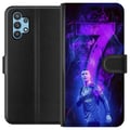 Miniatyrbillede 1 af 3: Kompatibel Tegnebogsetui til Samsung Galaxy A32 5G Ronaldo 7 - Fodboldlegende i Handling for Fans