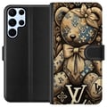 Miniatyrbillede 1 af 3: Kompatibel Tegnebogsetui til Samsung Galaxy S22 Ultra 5G Teddy Vuitton