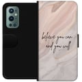 Miniatyrbillede 1 af 3: Kompatibel Tegnebogsetui til OnePlus 9 Pro Tro på dig selv!