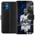 Pikkukuva 1 / 3: Yhteensopiva Lompakkokotelo Apple iPhone 12 mini Kylian Mbappé, Real Madrid, Ranska, äärimmäinen nopeus, vahva tekniikka ja uskomaton maalivainu, jok