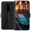 Miniatyrbillede 1 af 3: Kompatibel Tegnebogsetui til Samsung Galaxy S9+ Lamborghini Superbil Racing Sportsbil