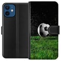 Miniatyrbillede 1 af 3: Kompatibel Tegnebogsetui til Apple iPhone 12 Fodbold Handling