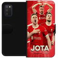 Miniatyrbilde 1 av 2: Kompatibelt Lommeboketui til Samsung Galaxy A03s Liverpool Jota plakat Portugal spiss angriper Premier League Reds fotball spiller klubb design kunst