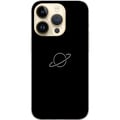 Miniatyrbild 1 av 3: Kompatibelt Mobilskal till Apple iPhone 15 Pro Saturnus planet design med rymdtema och stjärnljus stilrent motiv som för tankarna till universums mys