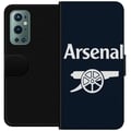 Miniatyrbilde 1 av 3: Kompatibelt Lommeboketui til OnePlus 9 Pro Arsenal-logo i mørkeblått og hvitt, klassisk fotballmotiv for Premier League-fans