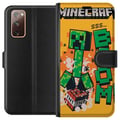 Pikkukuva 1 / 3: Yhteensopiva Lompakkokotelo Samsung Galaxy S20 FE Minecraft Boom