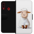 Miniatyrbild 1 av 2: Kompatibelt Plånboksfodral till Samsung Galaxy A20s Sött Lamm – tecknad stil för barn & babyprodukter