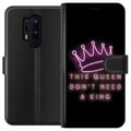 Pikkukuva 1 / 3: Yhteensopiva Lompakkokotelo OnePlus 8 Pro Kuningatar Lainaus Tyttövoima Feministi