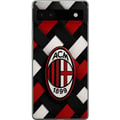 Miniatyrbild 1 av 3: Kompatibelt Mobilskal till Google Pixel 6a AC Milan fotboll Olivier Giroud röd svart vävd klubbdesign