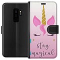 Miniatyrbillede 1 af 3: Kompatibel Tegnebogsetui til Samsung Galaxy S9+ Enhjørningens ansigt