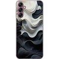 Miniatyrbillede 1 af 3: Kompatibel Mobilcover til Samsung Galaxy A14 5G Silke Sort/Hvid
