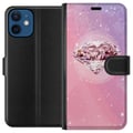Miniatyrbilde 1 av 3: Kompatibelt Lommeboketui til Apple iPhone 12 Glitter Diamant