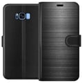 Miniatyrbilde 1 av 3: Kompatibelt Lommeboketui til Samsung Galaxy S8 Metallisk