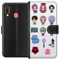 Miniatyrbillede 1 af 2: Kompatibel Tegnebogsetui til Samsung Galaxy A20e Kpop Dæmonjægere Chibi Søde Idoler Anime Stil Tegnefilm Kawaii Kunst