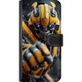 Miniatyrbillede 3 af 3: Kompatibel Tegnebogsetui til OnePlus 8 Pro Bumblebee Transformers gul robot mecha sci-fi actionkriger detaljeret cyberpunkheltemotiv plakat