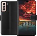 Miniatyrbild 1 av 3: Kompatibelt Plånboksfodral till Samsung Galaxy S21 Stranger Things