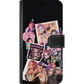 Pikkukuva 3 / 3: Yhteensopiva Lompakkokotelo Samsung Galaxy S23+ HuntrX Manga Squad värikäs kuvitus, jossa on KPop-henkisiä tyttöjä piirretyssä anime-tyylissä ja voim