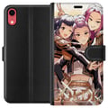 Miniatyrbillede 1 af 3: Kompatibel Tegnebogsetui til Apple iPhone XR K-Pop Demon Hunters guld og sort anime-trio – kraftfuldt K-pop-inspireret e-sportdesign med detaljerede