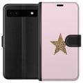 Pikkukuva 1 / 3: Yhteensopiva Lompakkokotelo Google Pixel 6a Leopard tähti