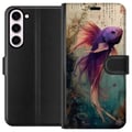 Pikkukuva 1 / 3: Yhteensopiva Lompakkokotelo Samsung Galaxy S23+ Aasialainen koikala japanilainen akvaario