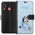 Miniatyrbillede 1 af 2: Kompatibel Tegnebogsetui til Samsung Galaxy A20e Bluey